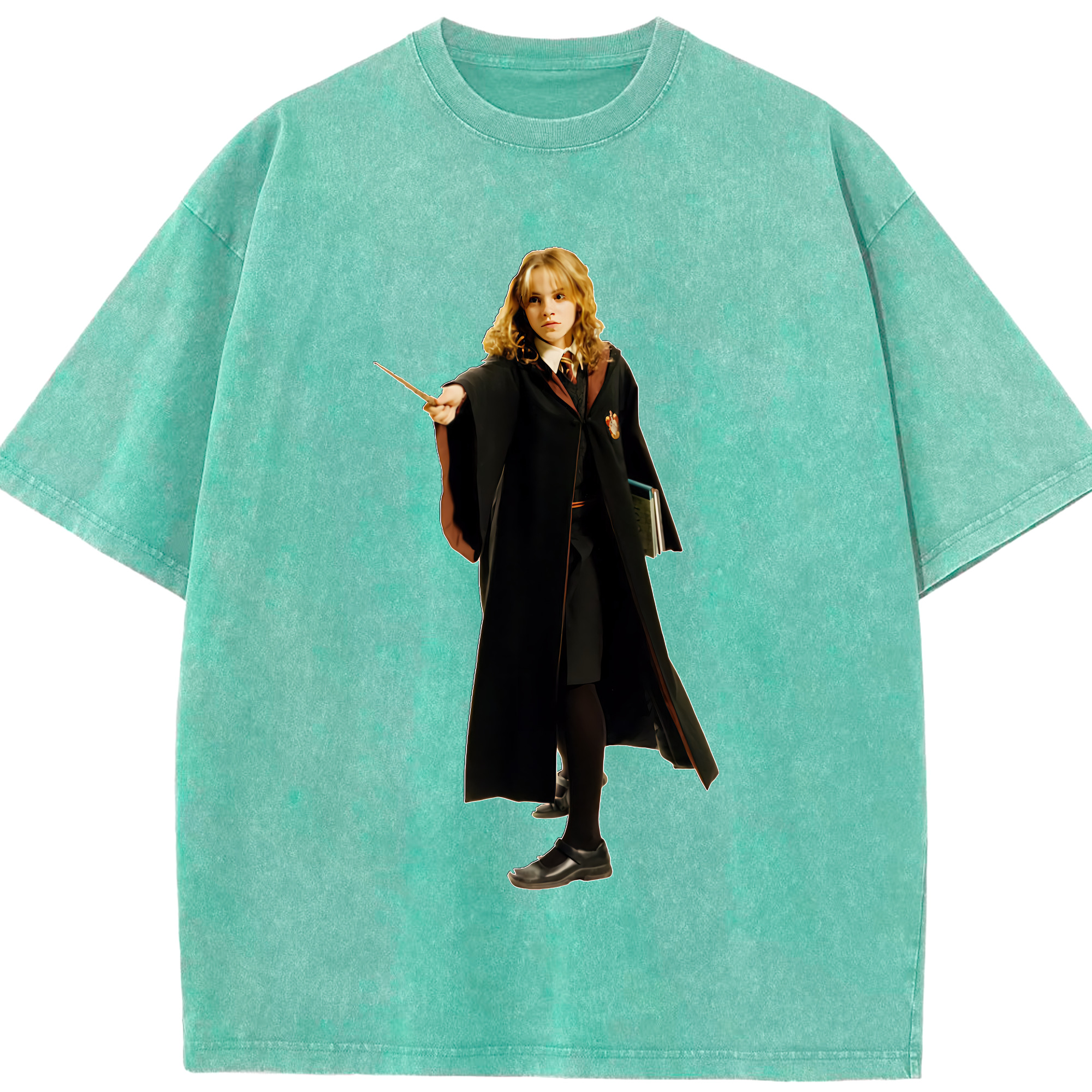 （画像用） Harry Potter ハリー・ポッターシリーズ 綿100% ヴィンテージ風 半袖Tシャツ（フロントプリント）